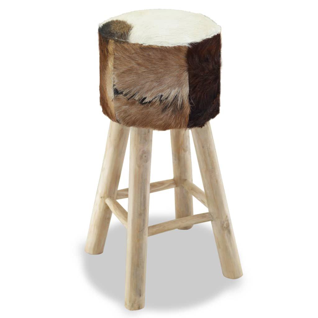 VidaXL Tabouret de bar bois  