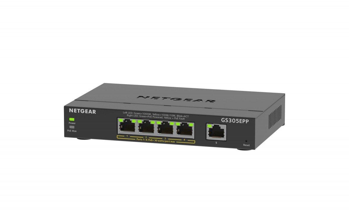 NETGEAR  Netgear PoE+ Switch GS305EPP-100PES 5 Port 