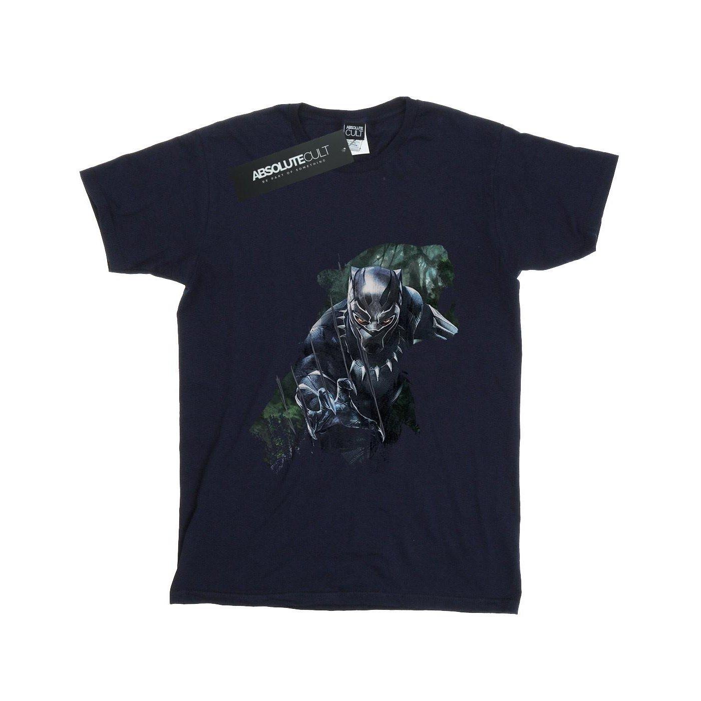 Image of Black Panther Wild Silhouette Tshirt Damen Marine XXL