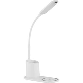 mutoni Lampe à poser Melli plastique blanc LED  