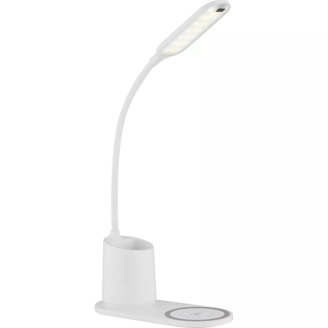 mutoni – Tischleuchte Melli Kunststoff weiss LED, One Size, Weiss