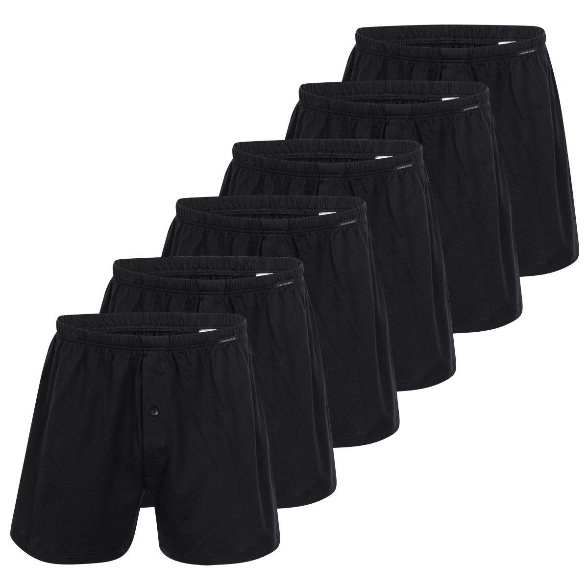 Schiesser  6er Pack Singel-Jersey - Boxershorts 