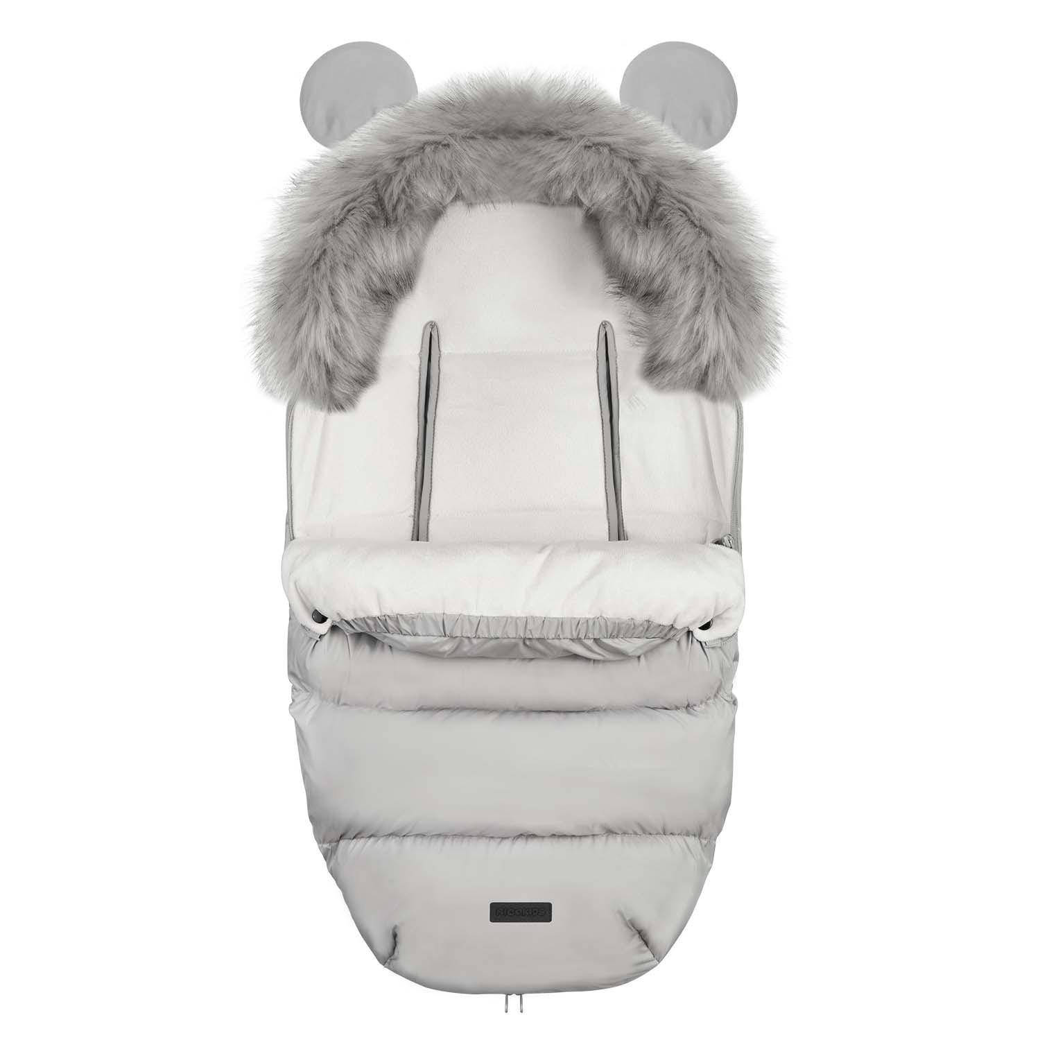 B2X  Gigoteuse grise pour poussette et traîneau - Elmi Ricokids 