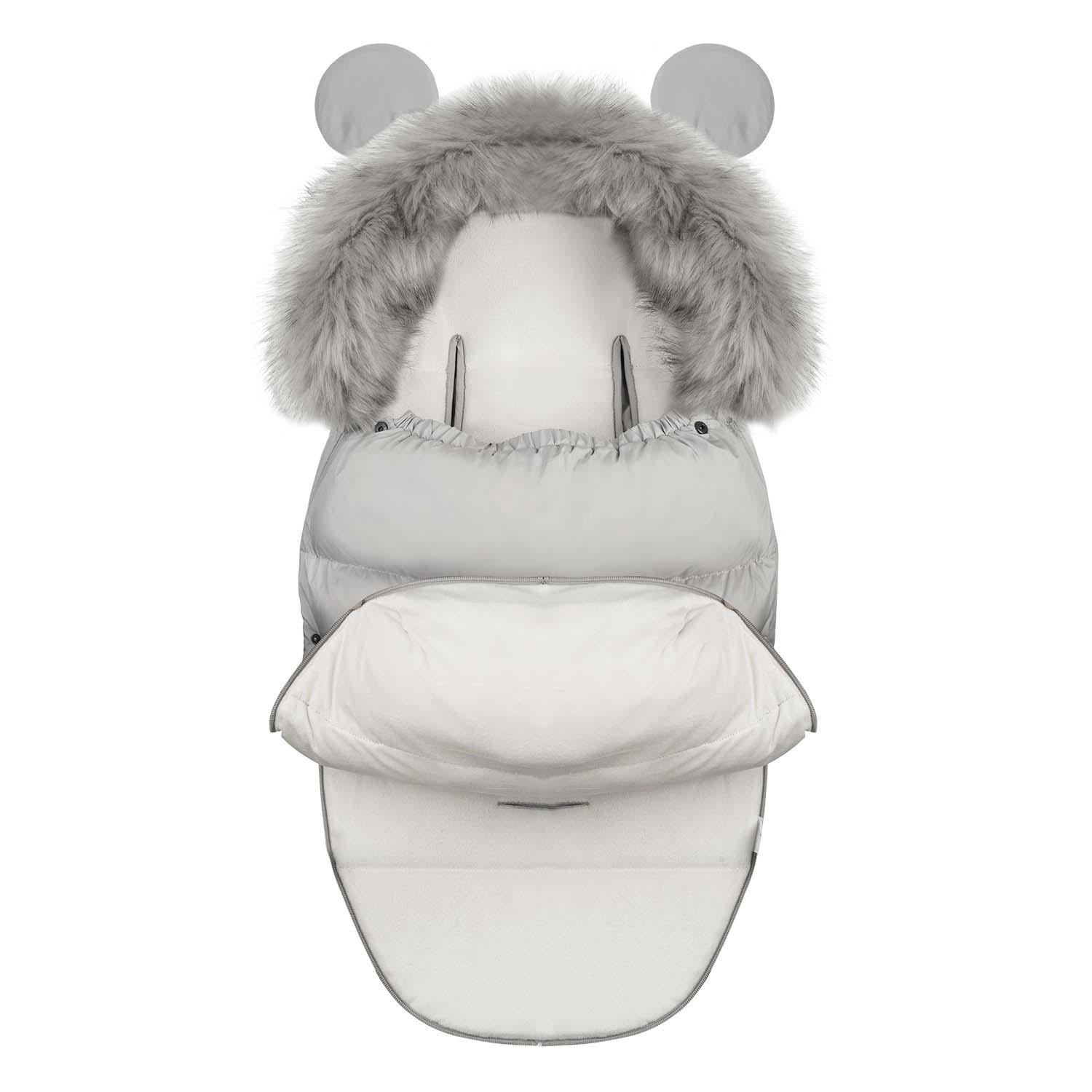 B2X  Gigoteuse grise pour poussette et traîneau - Elmi Ricokids 