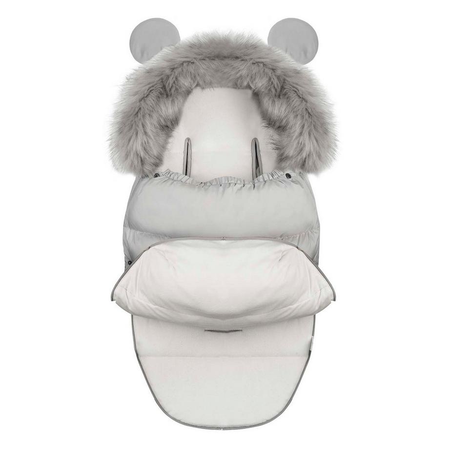 B2X  Grauer Schlafsack für Kinderwagen und Schlitten – Elmi Ricokids 