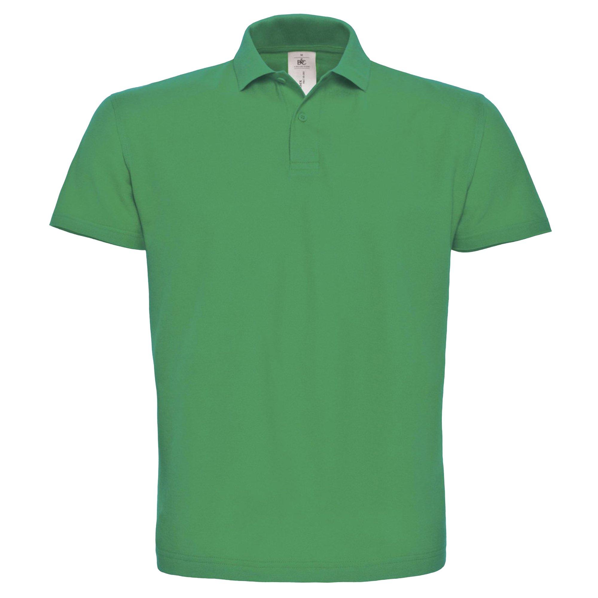 Image of B&c Id.001 Poloshirt, Kurzarm Herren Grün S