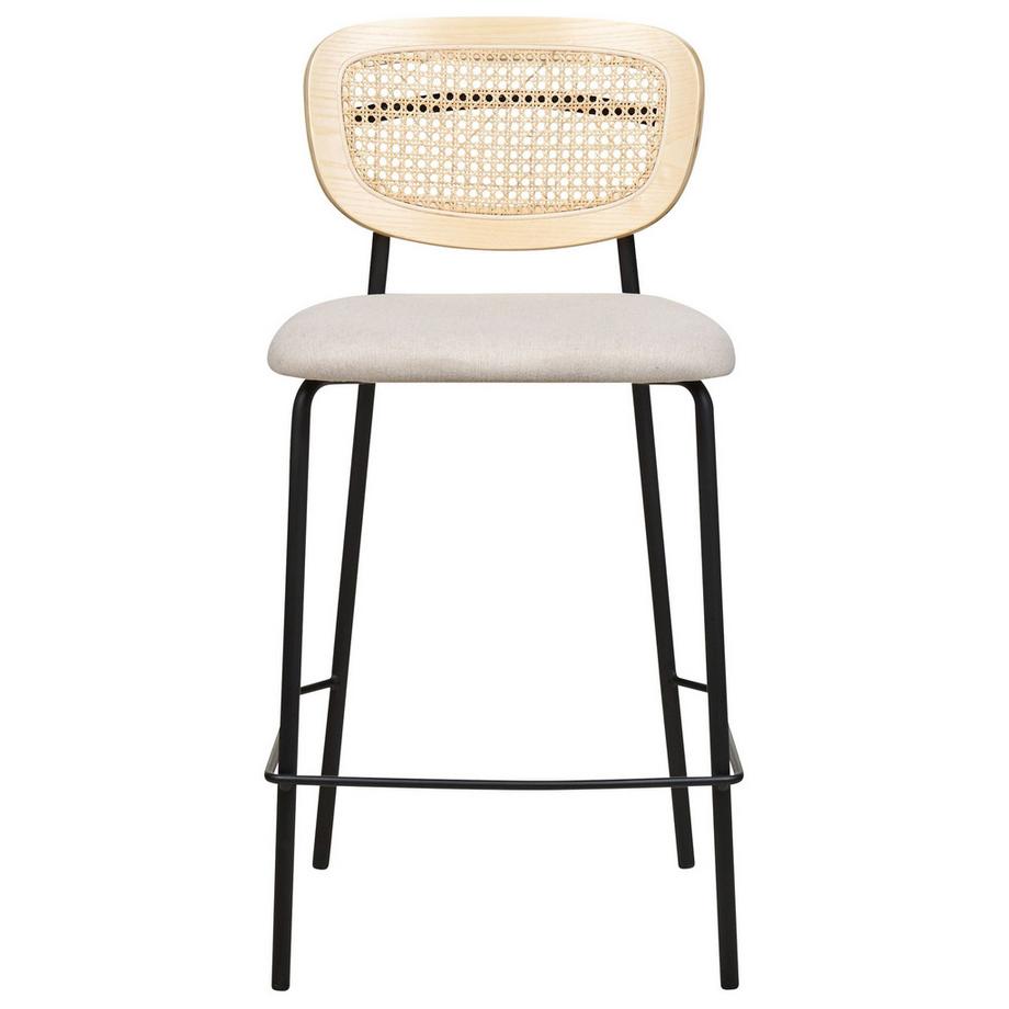 Beliani Set mit 2 Barstühlen aus Eisen Retro MAYETTA  