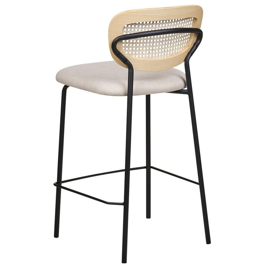 Beliani Set mit 2 Barstühlen aus Eisen Retro MAYETTA  