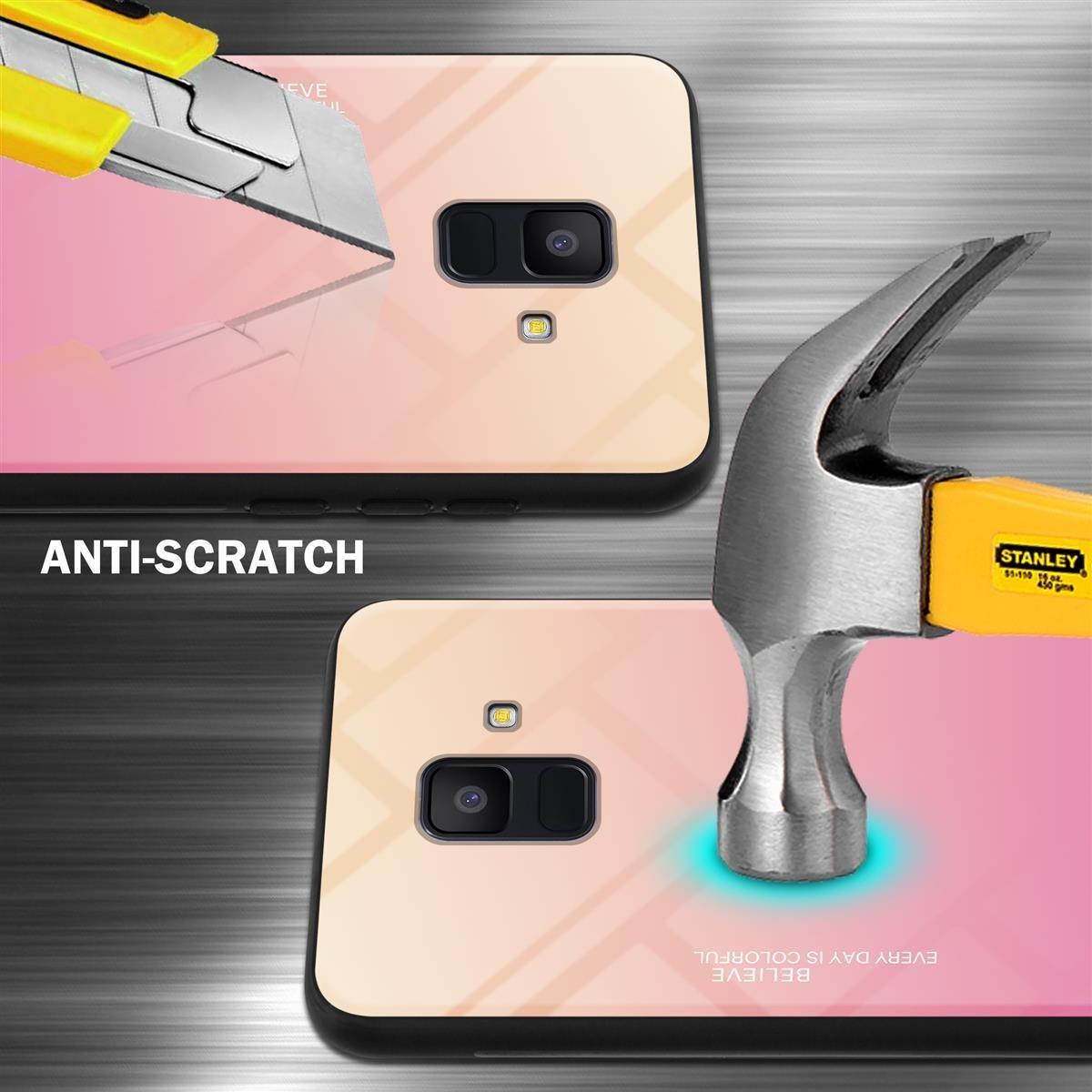 Cadorabo  Hülle für Samsung Galaxy A6 2018 Zweifarbig 