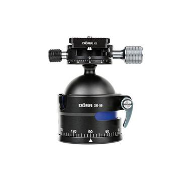 Dörr XB-56 testa per treppiede Nero Alluminio Palla