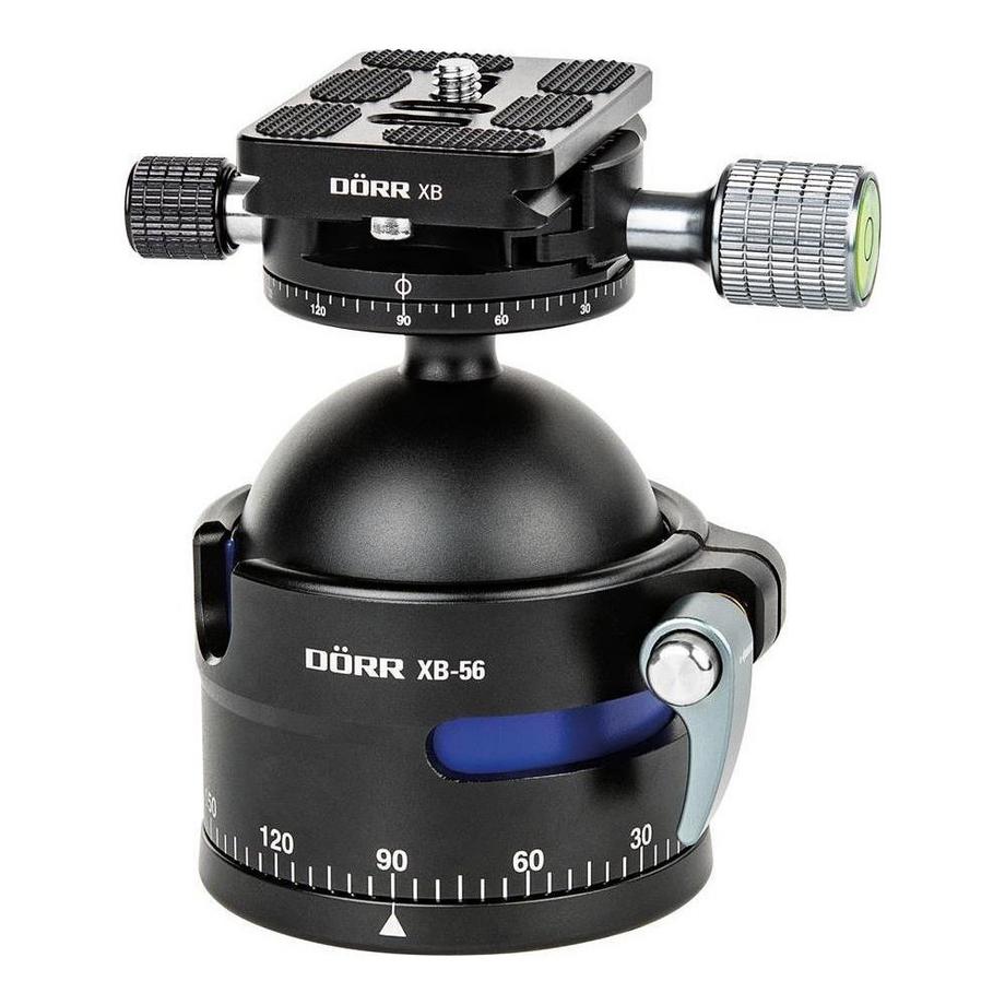 Dörr  Dörr XB-56 testa per treppiede Nero Alluminio Palla 