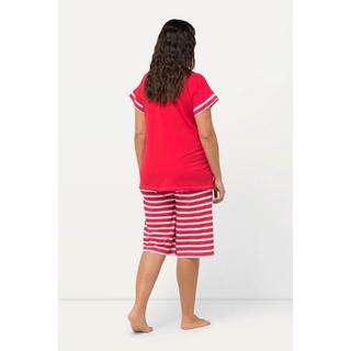 Ulla Popken  Shorty, Rundhals, Shorts, ärmellos, Kurzpyjama 