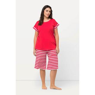 Ulla Popken  Shorty, Rundhals, Shorts, ärmellos, Kurzpyjama 