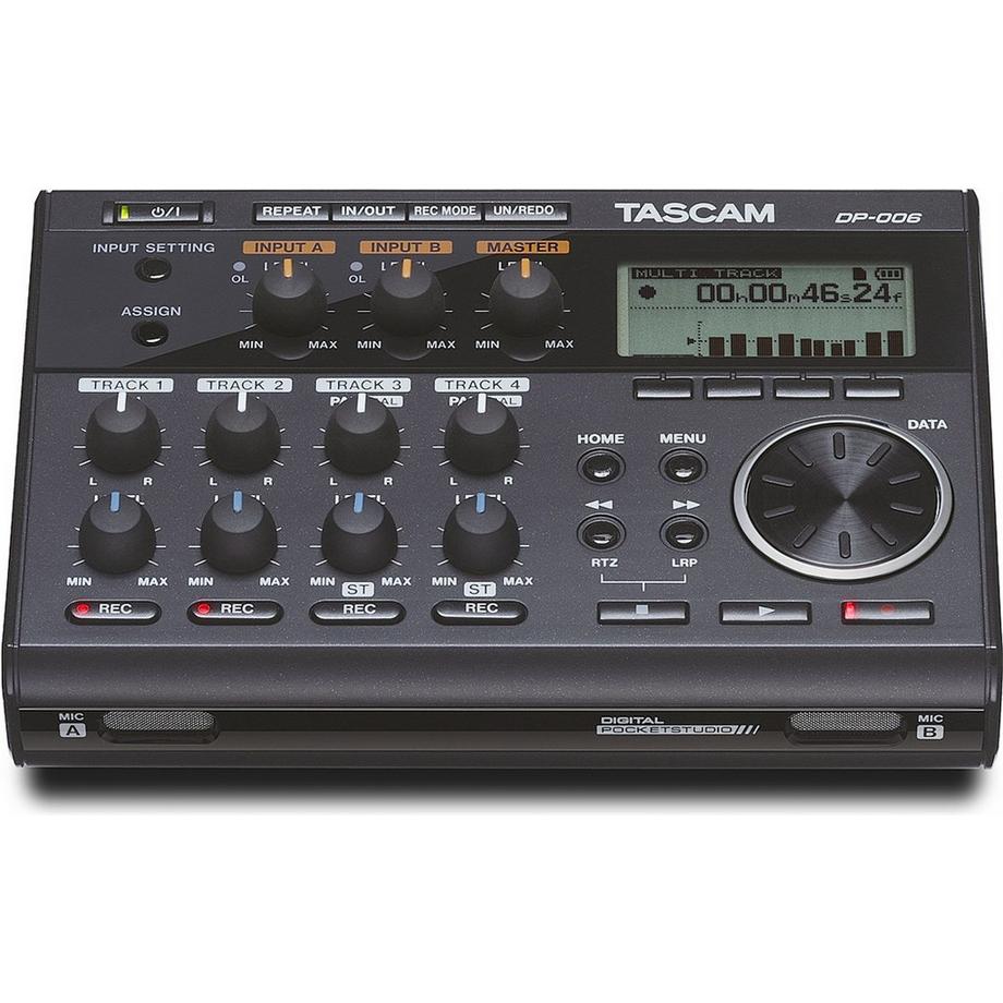 Tascam  DP-006, Digitales 6-Spur Pocketstudio 