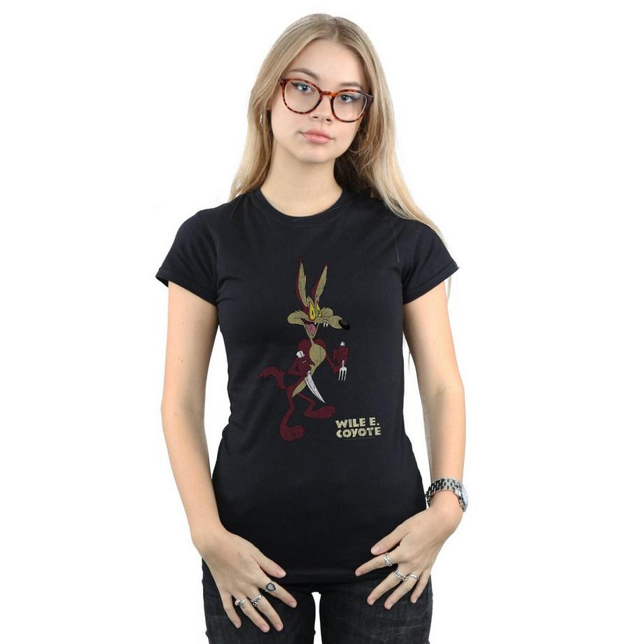 LOONEY TUNES Wile E Coyote Bedrucktes T-Shirt  