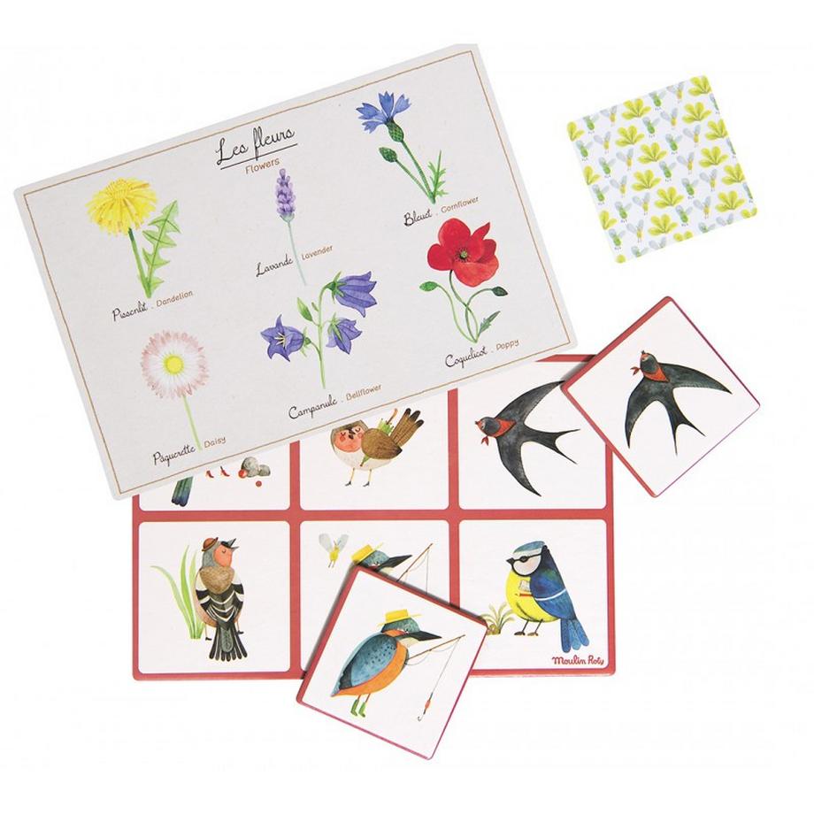 Moulin Roty  Lottospiel für Kinder,  Le Jardin du Moulin, Moulin Roty 