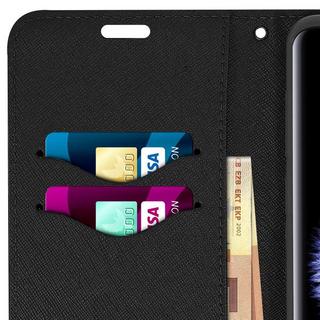 Avizar  Étui folio Fancy Galaxy S9 - Noir 