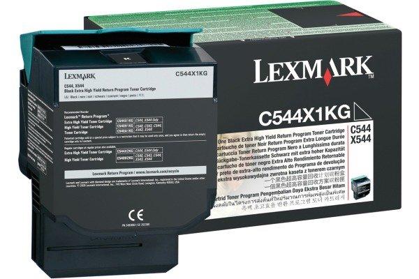 Image of Lexmark LEXMARK Toner-Modul Return schwarz C544X1KG C544/X544 6000 Seiten - ONE SIZE