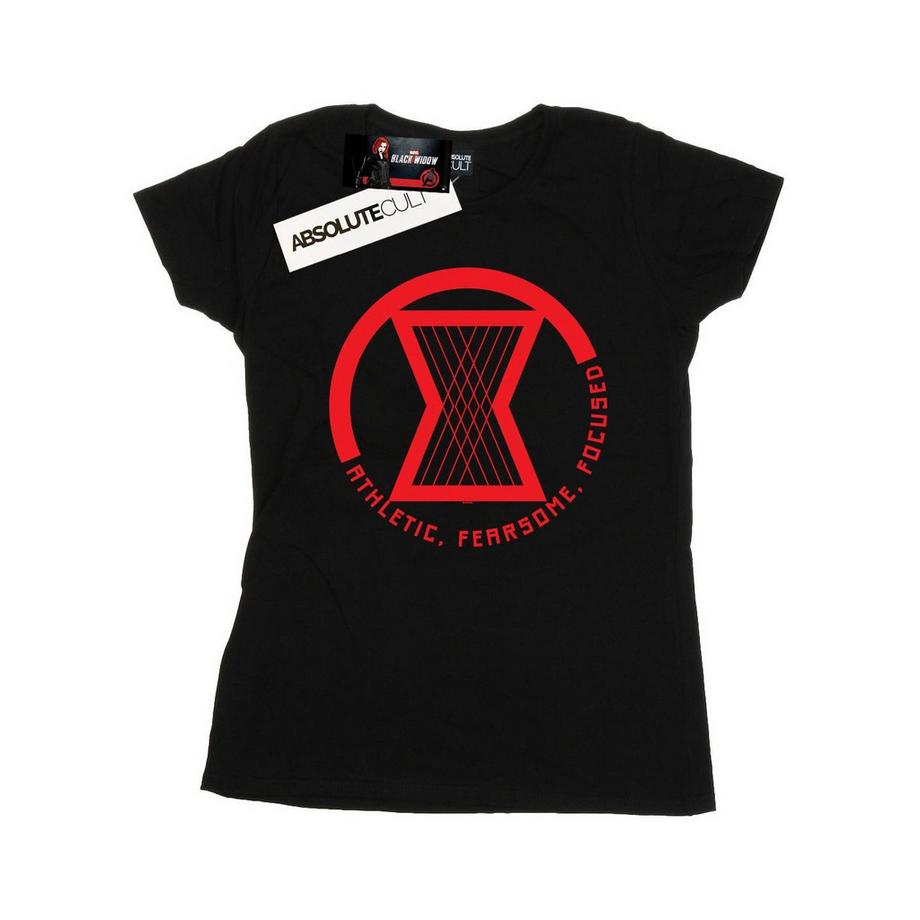 MARVEL Black Widow Athletic Fearsome Focused T-Shirt  