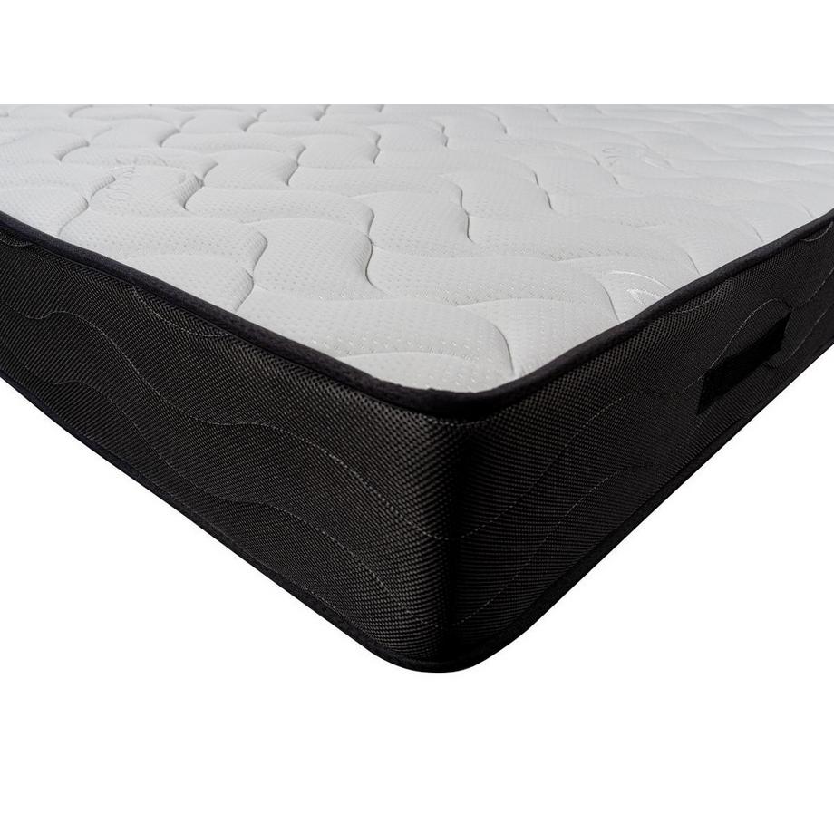 Ysmée Set aus Bettgestell mit Bettkasten + Matratze - 180 x 200 cm - 7-Zonen-Taschenfederkern & Memory Schaum - Stärke 24 cm - Weiß - MERISI von YSMÉE  