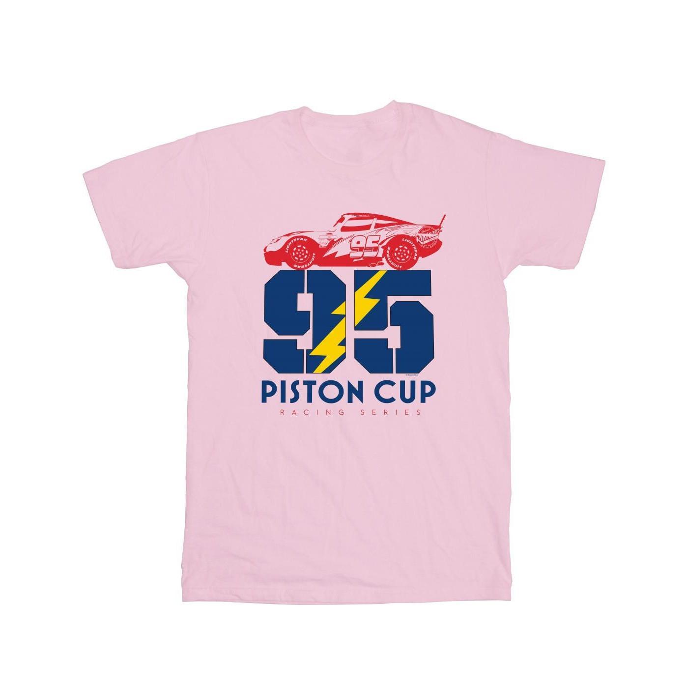 Image of Cars Piston Cup 95 Tshirt Jungen Pink 140/146