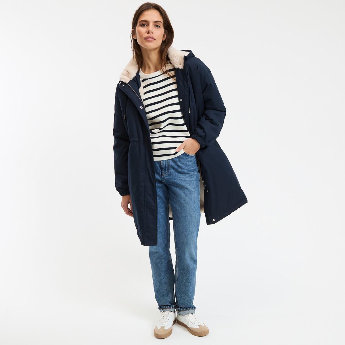 La Redoute Collections Winterparka mit fester Kapuze  