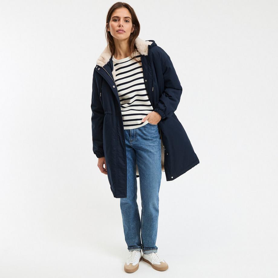 La Redoute Collections Parka longue capuche fixe  