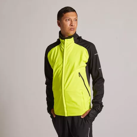 KIPRUN VESTE RUNNING HIVER HOMME DEPERLANTE COUPE-VENT HOMME