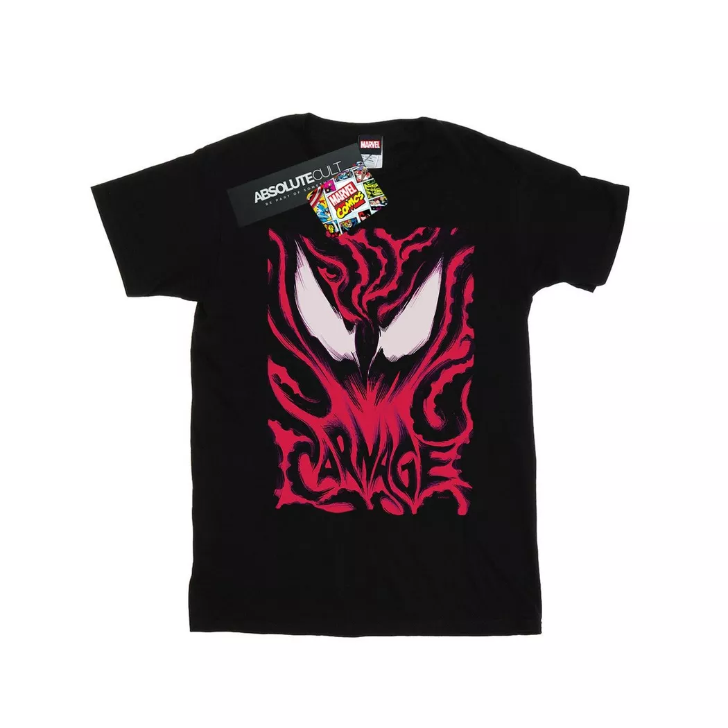 MARVEL - Carnage TShirt, für Damen, Schwarz, Größe S