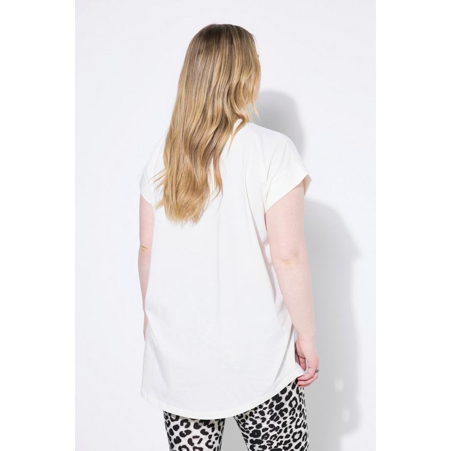 Studio Untold T-Shirt Gerundeter Saum  