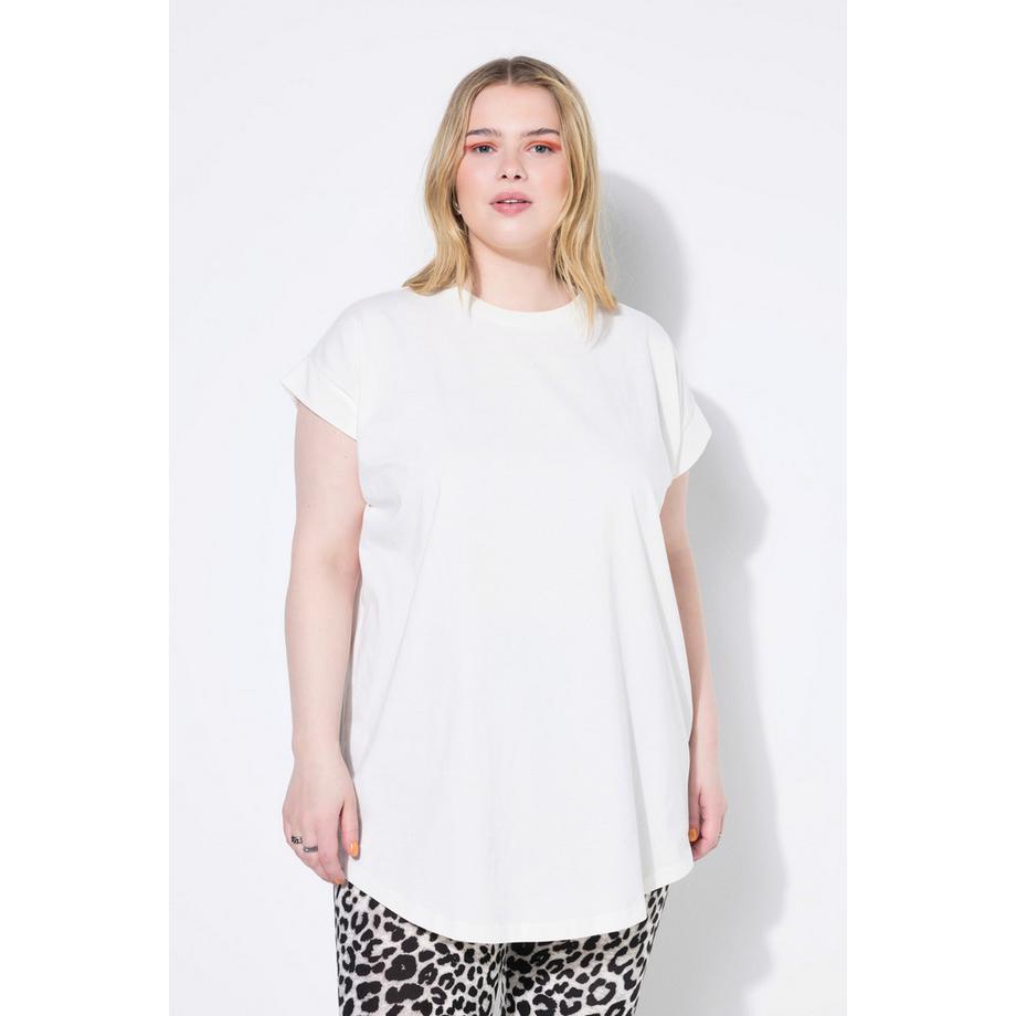 Studio Untold T-Shirt Gerundeter Saum  