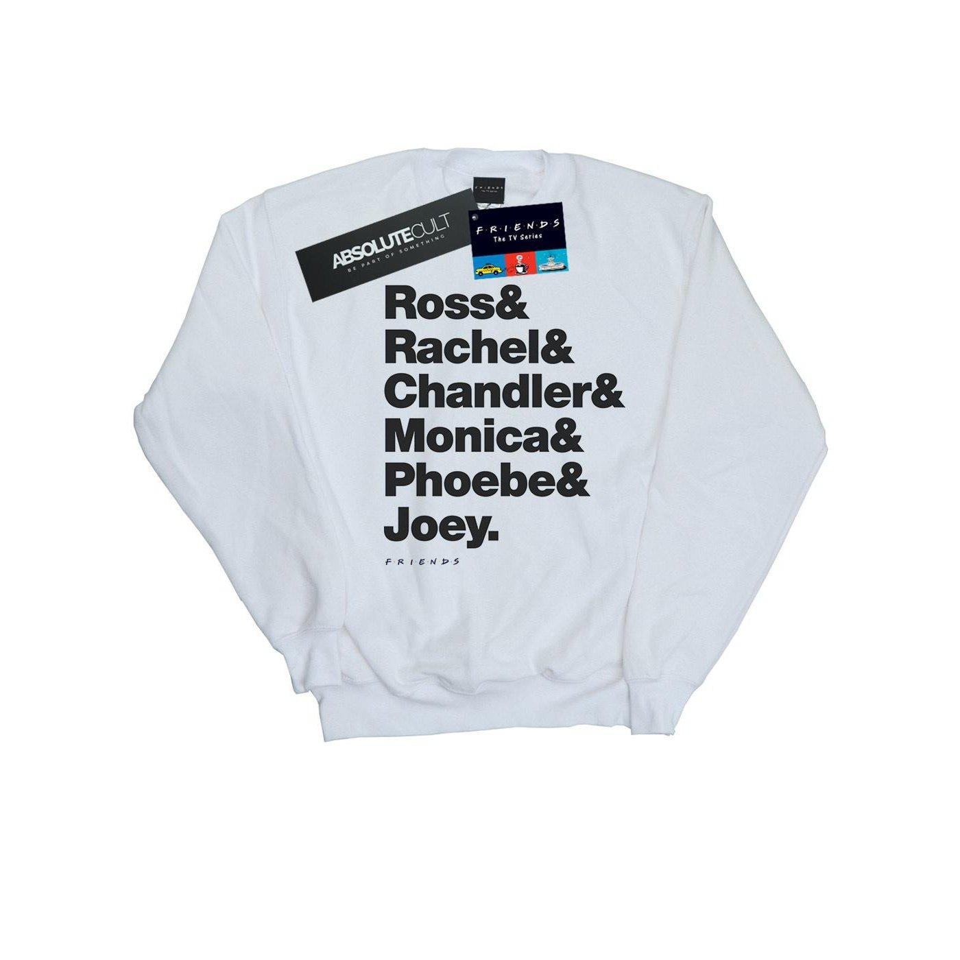 Image of First Names Text Sweatshirt Mädchen Weiss 116