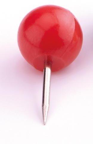 Image of Magnetoplan Pinwand-nadeln 111165106 Rot, 6x17mm 100 Stück Unisex