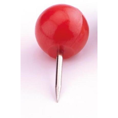 magnetoplan  MAGNETOPLAN Pinwand-Nadeln 111165106 rot, 6x17mm 100 Stück 