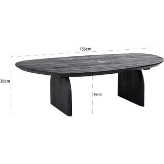 mutoni Table basse Hudson en manguier 135x76  