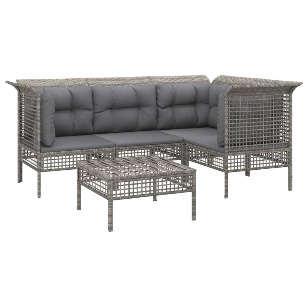 VidaXL Garten lounge set poly-rattan  