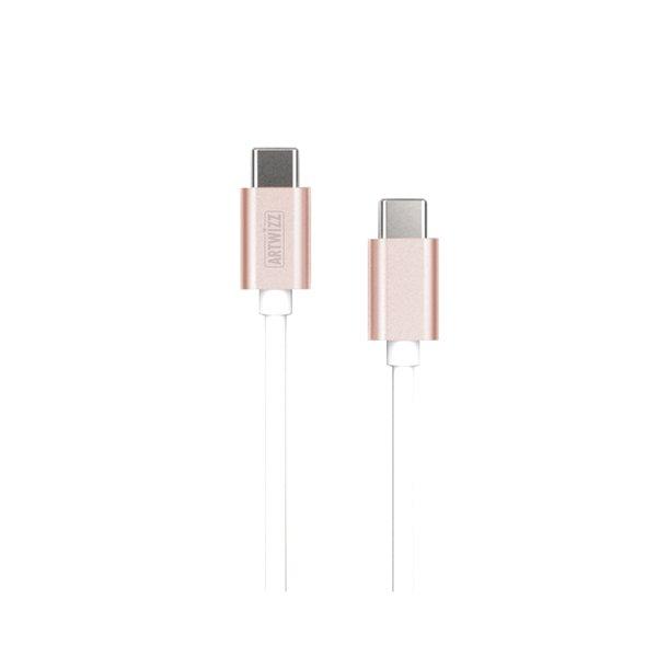 Image of USB-C Cable to USB-C male USB Kabel 2 m USB 2.0 USB C Gold, Pink, Weiß
