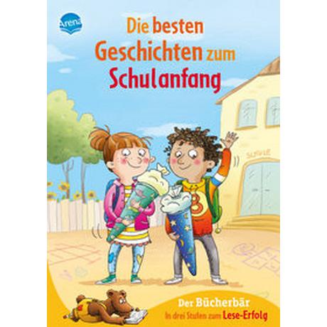 Die besten Geschichten zum Schulanfang. In drei Stufen zum Leseerfolg Koenig, Christina; Nahrgang, Frauke; Kaup, Ulrike; Egger, Sonja (Illustrationen); Jäger, Katja (Illustrationen); Bruder, Elli (Illustrationen) Couverture rigide 