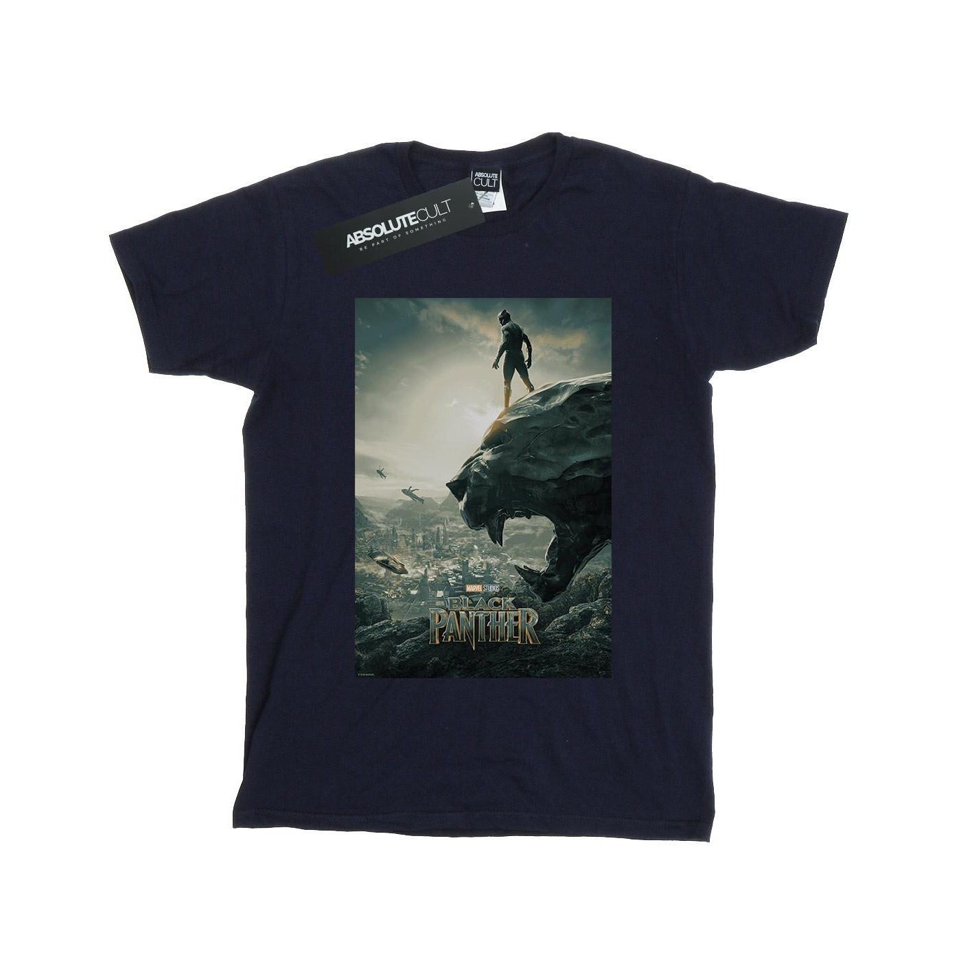 Image of Black Panther Poster Tshirt Damen Marine 3XL