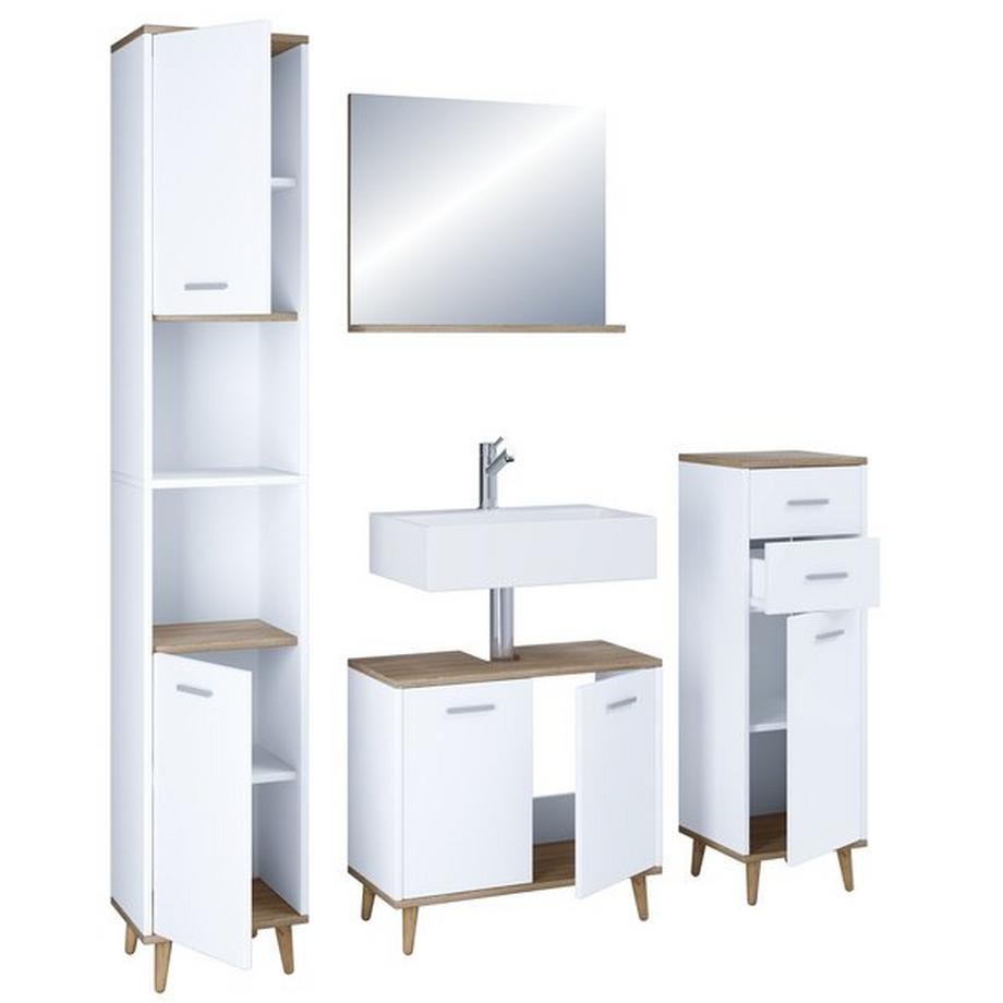 VCM 4 pcs. Meuble de salle de bain  Landos  