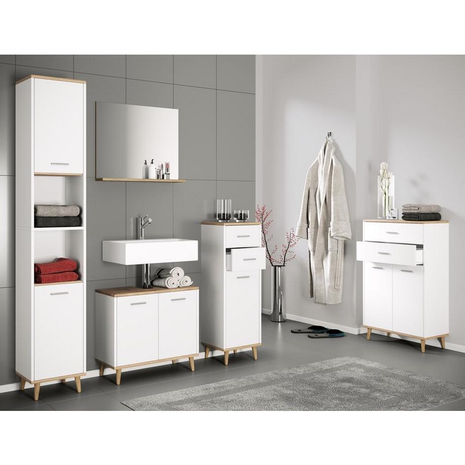VCM 4 pcs. Meuble de salle de bain  Landos  
