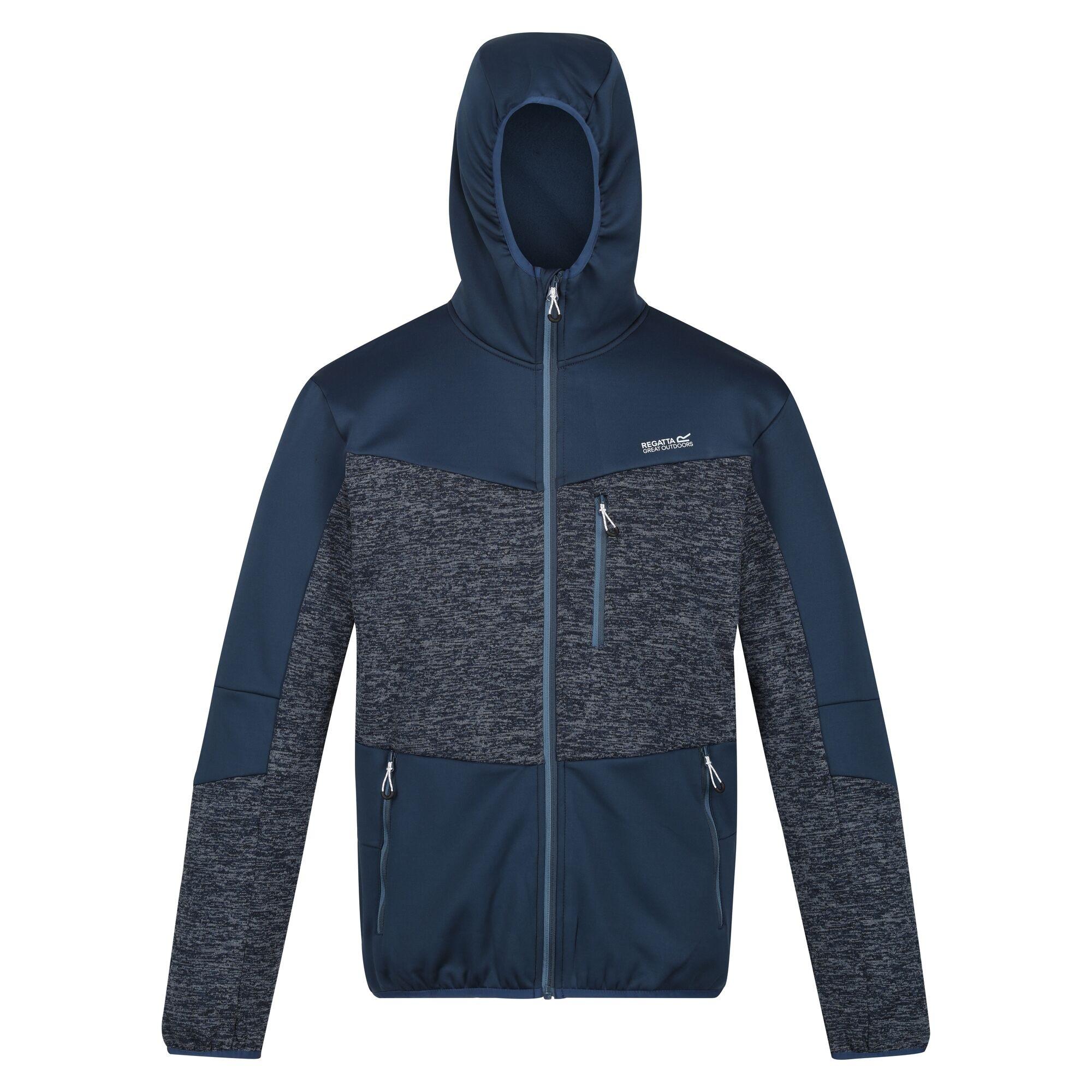 Image of Cadford V Fleecejacke Durchgehender Reißverschluss Herren Horizon Blue M