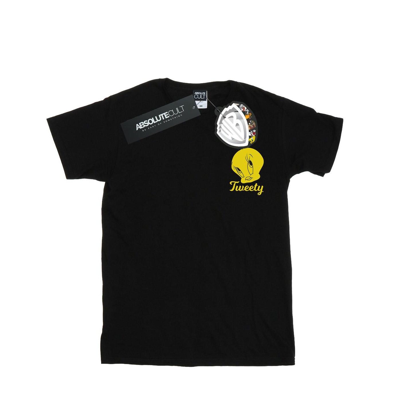 Image of Tweety Pie Head Tshirt Herren Schwarz M