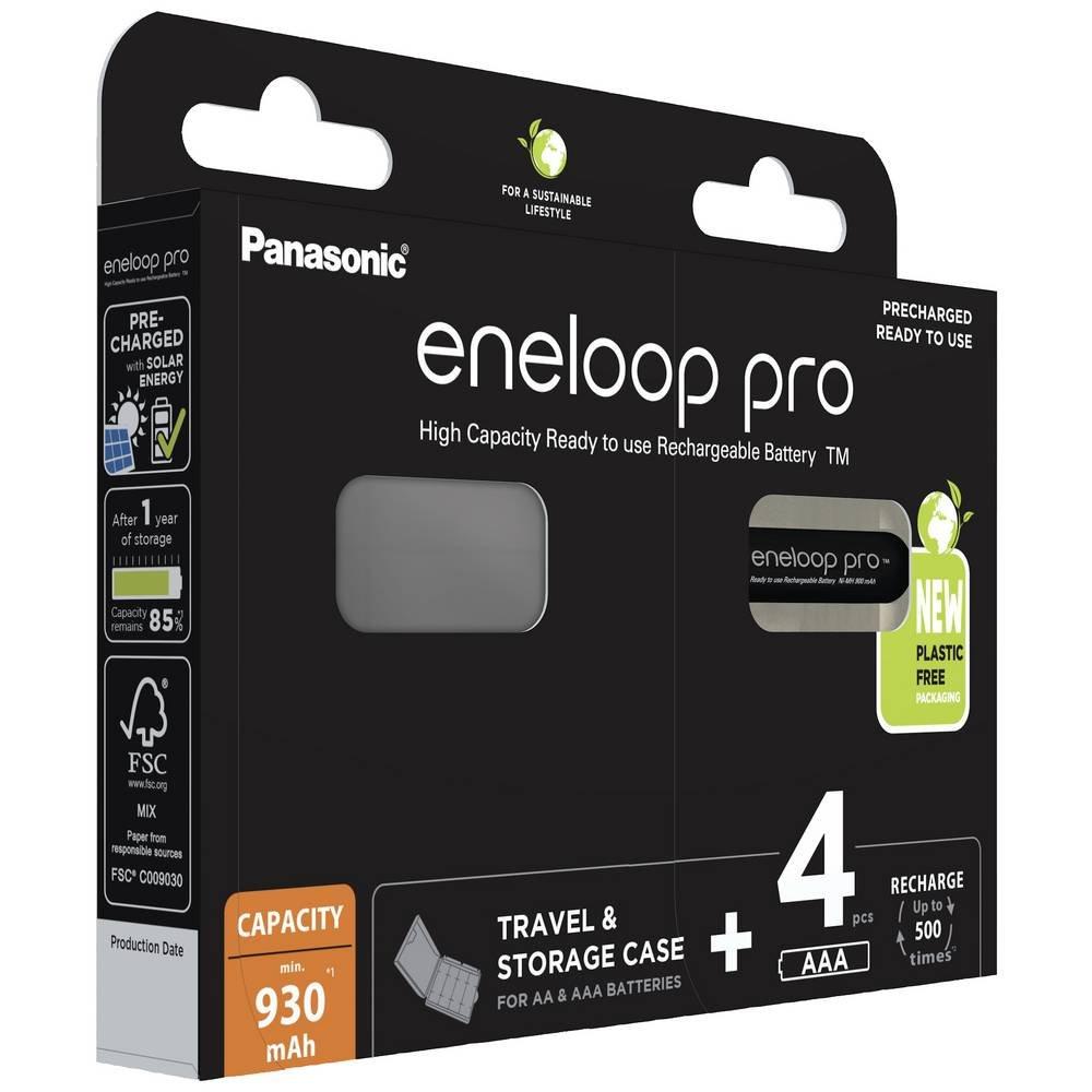 ENELOOP  Batteria ricaricabile Ministilo (AAA) NiMH 4 pz. 930 mAh   pro HR03 +Box 