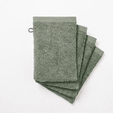 Lot de 4 gants de toilette éponge Scénario