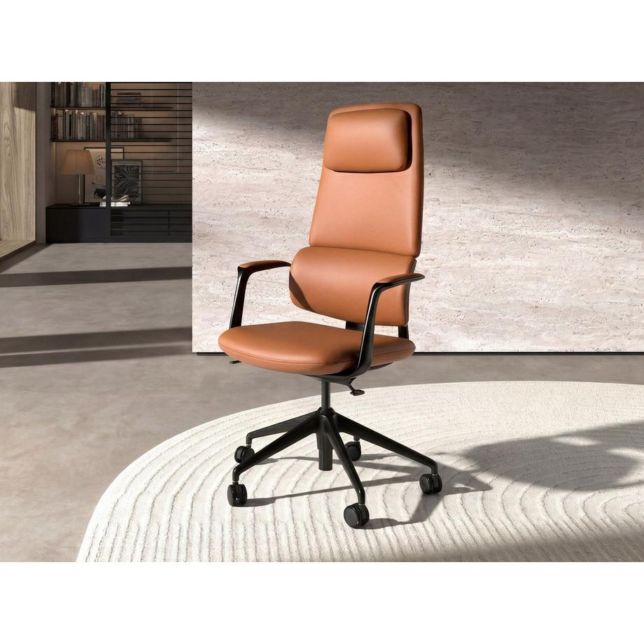 ANGEL CERDA Chaise de bureau pivotante de design moderne  