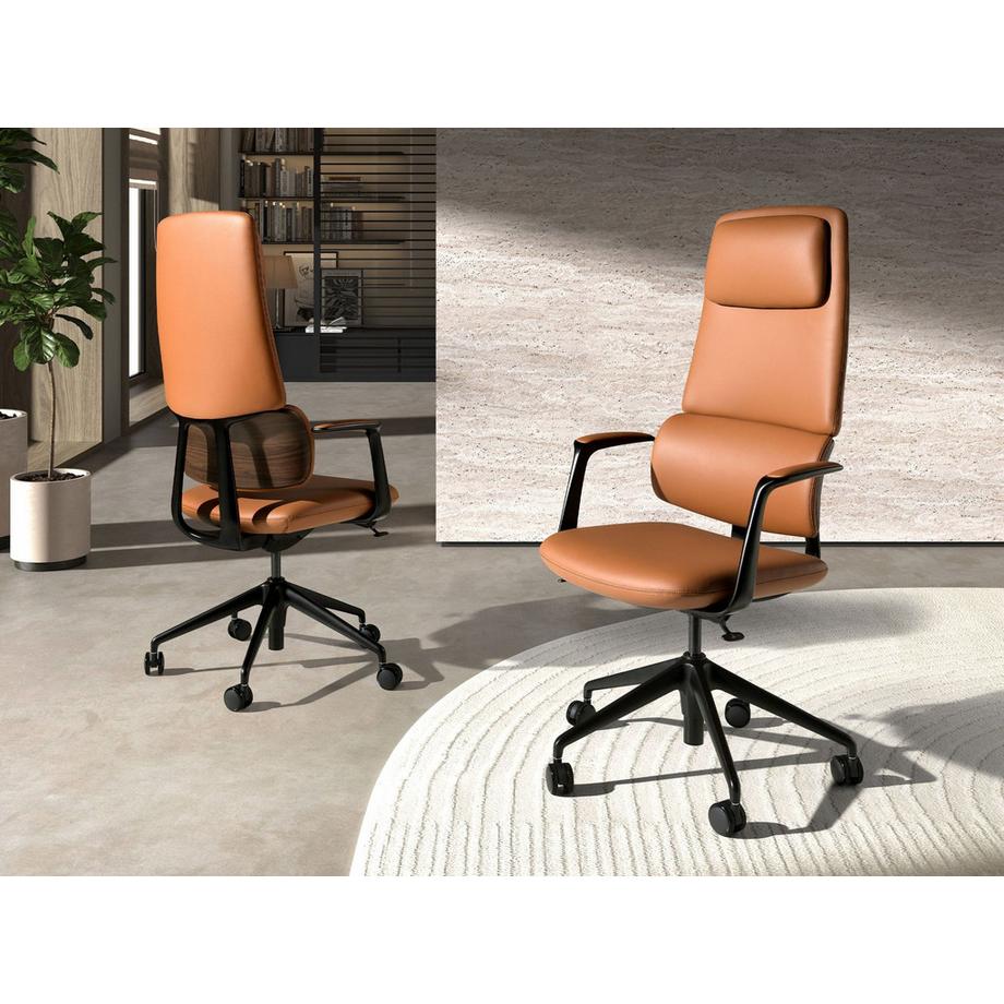 ANGEL CERDA Chaise de bureau pivotante de design moderne  