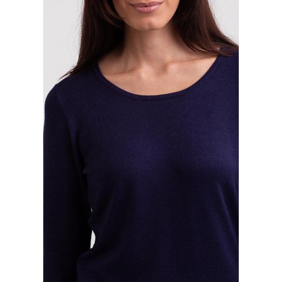 CASH-MERE.CH Pullover Girocollo Seta Cashmere  