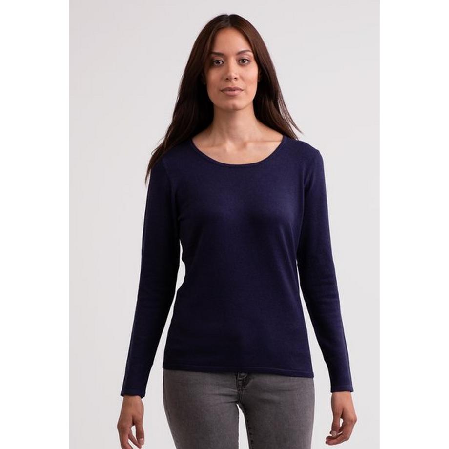 CASH-MERE.CH Pullover Girocollo Seta Cashmere  
