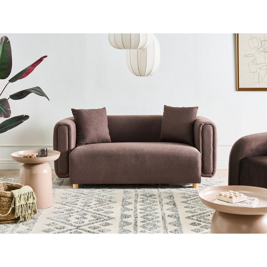 Beliani 2 Sitzer Sofa aus Stoff Modern LILLEROD  